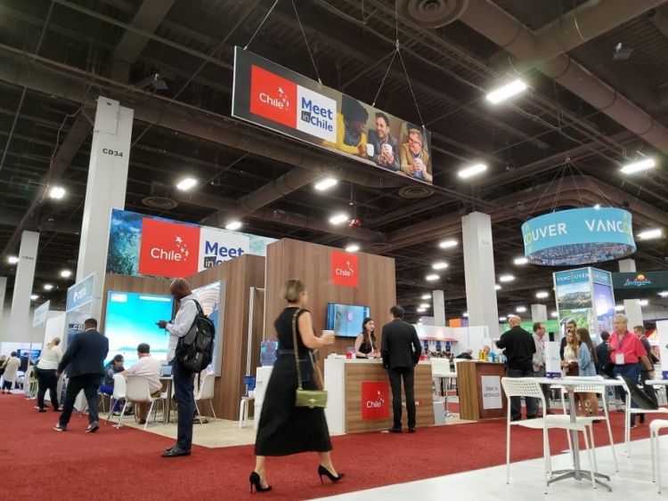 Chile se promocionó ante los profesionales del MICE en IMEX America 2022