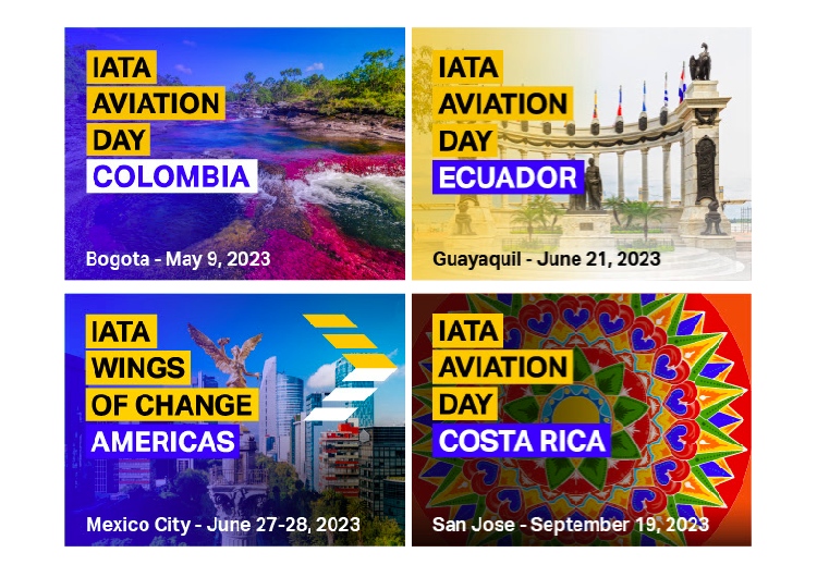 Eventos IATA en Am&eacute;rica Latina y el Caribe en 2023